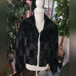 Faux Fur Crop Jacket